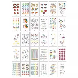 타투스티커 30종 골라담기 체육대회 행사 소품 판박이 jFa5+9TkX Tattoo Sticker 30 Types Selectable for Sports Competition Event Props Temporary Tattoo [N-61]