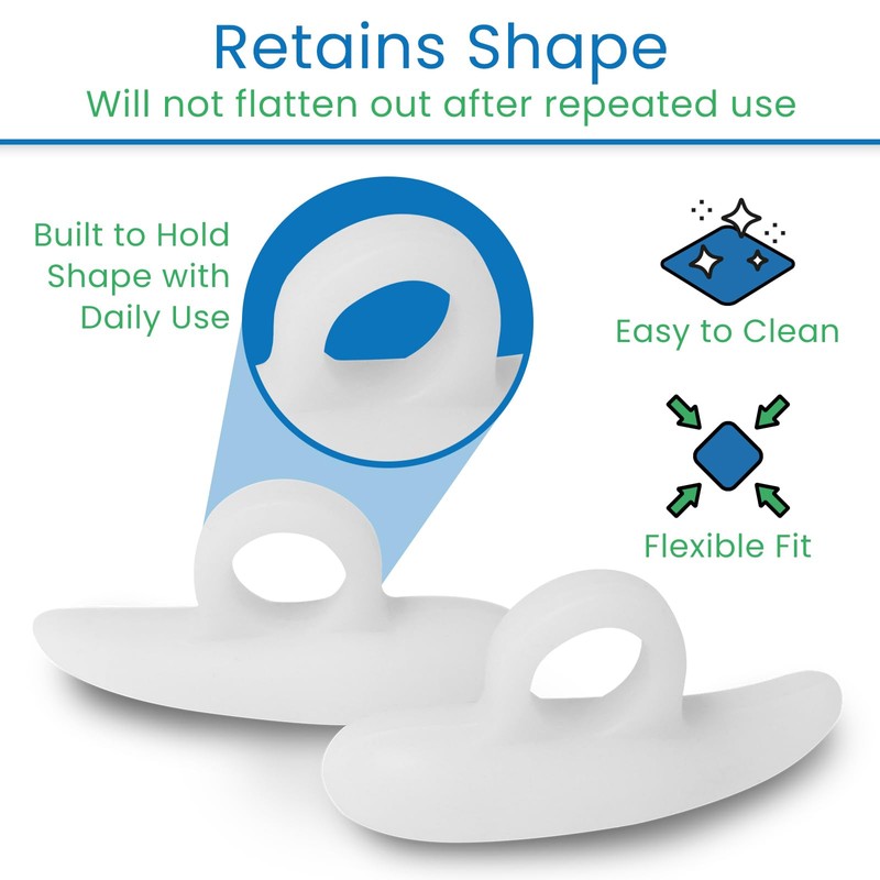 VIVEsole Hammer Toe Crest Cushion & Buttress Pad - Reduces