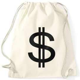MoonWorks® Gym Bag Dollar Sign Symbol Money Bag Money Bag