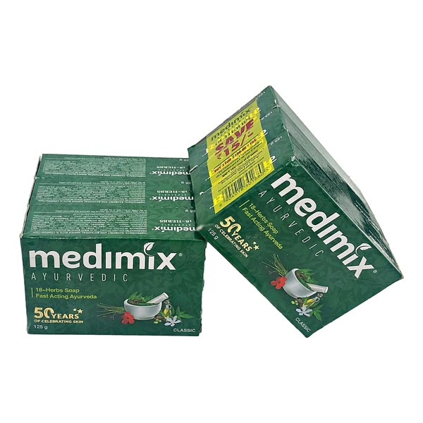 Medimix Real Ayurvedic Soap 125G -Pack Of 6