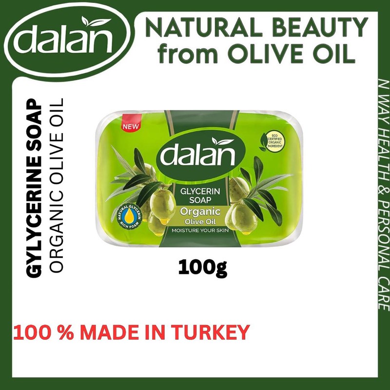 DALAN d’OLIVE GLYCERINE SOAP OLIVE OIL / LIME / ARGAN