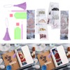 2 Set Diamond Bookmarks 5D DIY Painting Crystal Embroidery Tassel