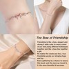 Asitanie Bow Zircon Bracelet Friendship is Like a Bow Zircon