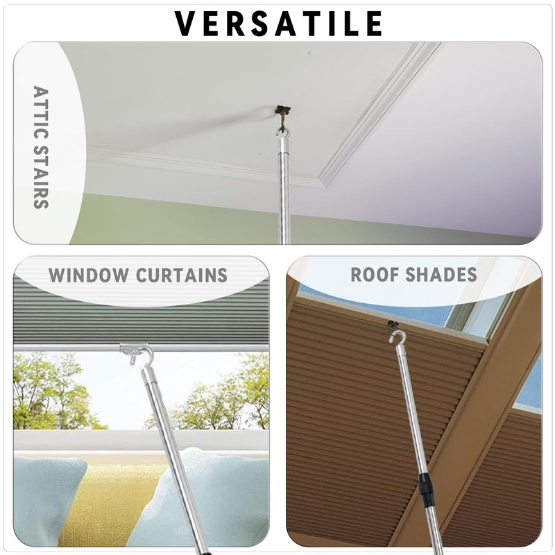 Attic Ladder Pull Down System，Attic Pull Down Hook with Extendable