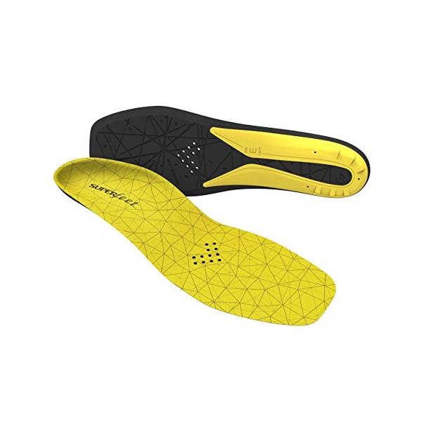 superfeet Unisex Hockey Comfort for Improved Skate Fit, Hockey Skate Insole, Yellow, A Junior UK 13 -1.5