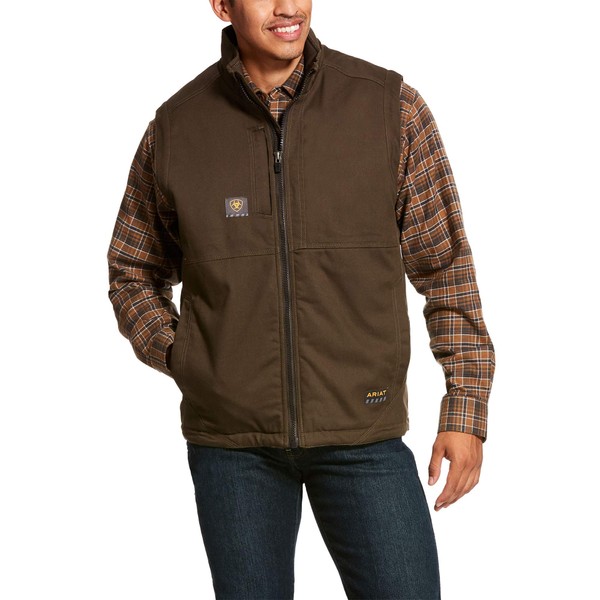 ARIAT Men's Rebar Duracanvas Vest Wren Size 3XL