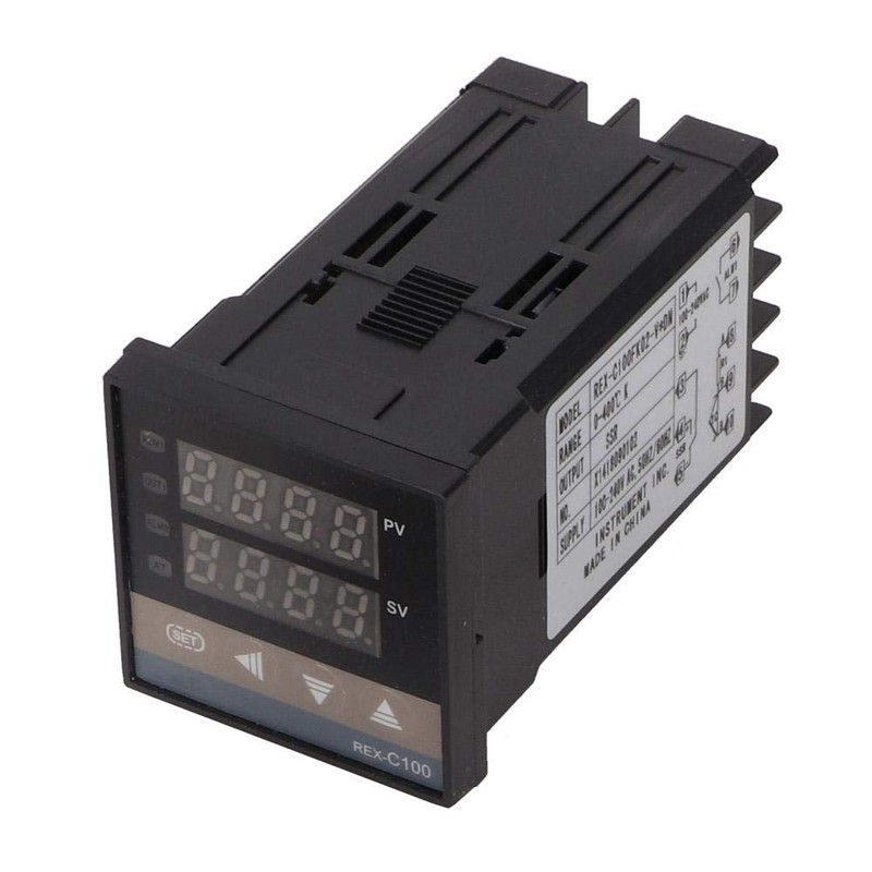 Temperature Control Set AC110V-240V 0-400℃ REX-C100 Thermostat for Temperature Control