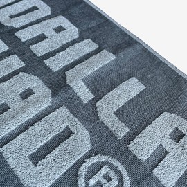 Gorilla Squad Sports Towel, Shaggard Weave, Gym Towel, 100% Cotton, Black