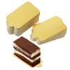 Rthjsfj 100pcs Mini Cake Boards, Gold Cake Base Paper Cupcake
