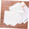 Operitacx Pack of 1000 Round Stickers in White Size for