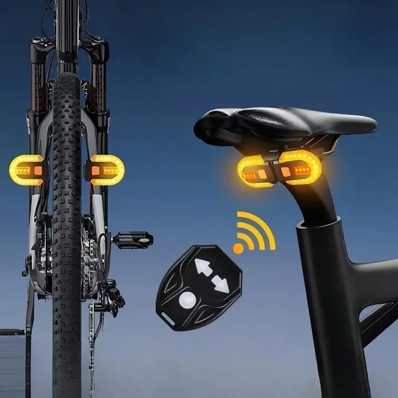 Luz De Bicicleta, Luz Direccional De Señal De Para