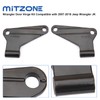 MITZONE Wrangler Door Hinge Kit Compatible with 2007-2018 Jeep Wrangler