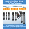 AquaMiracle Adjustable 300W Aquarium Heater Submersible Fish Tank Heater Super