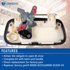 RARAYC Tailgate Handle Liftgate Latch Handle White | for 2000-2006