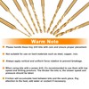 Uolor Mini Twist Drill Bit Set, 10Pcs Micro Engraving Drill