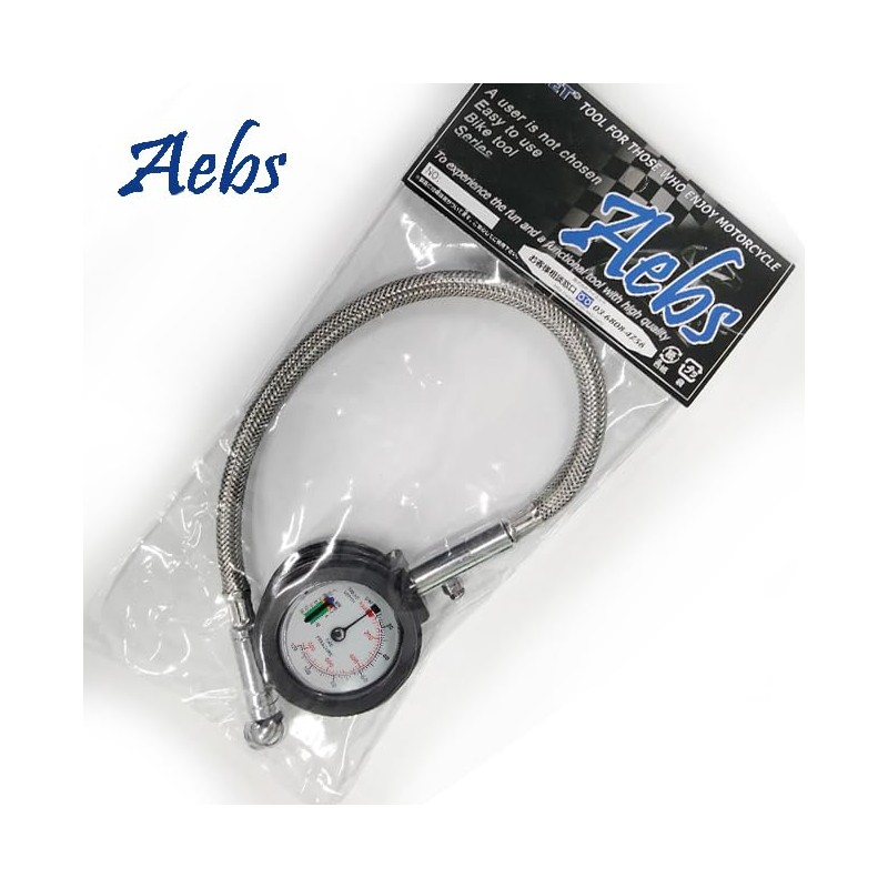 Aebs/Avis ODG79F Tire Air Gauge for Motorcycles 0-400 KPA Rotating