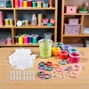 1000 Pcs Loom Bracelet Hooks Clear Rubber Band Bracelet Hooks