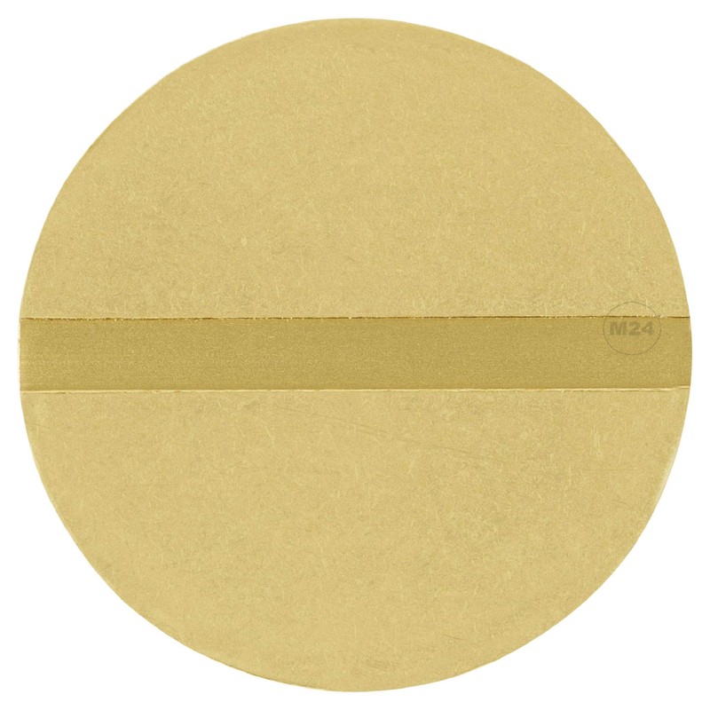Münzer24 Type pd25 token suitable for Beckmann coin machine, profile