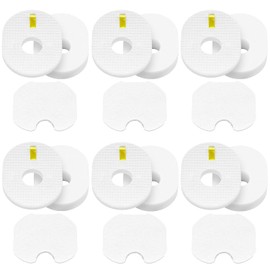 Colorfullife 6 Post + 6 Foam & Felt Vacuum Filter Replacement for Shark Rocket Vacuum HV292 HV300, HV300W, HV301, HV302, HV303, HV305, HV308, HV310, UV450, Replaces Part XFFV300