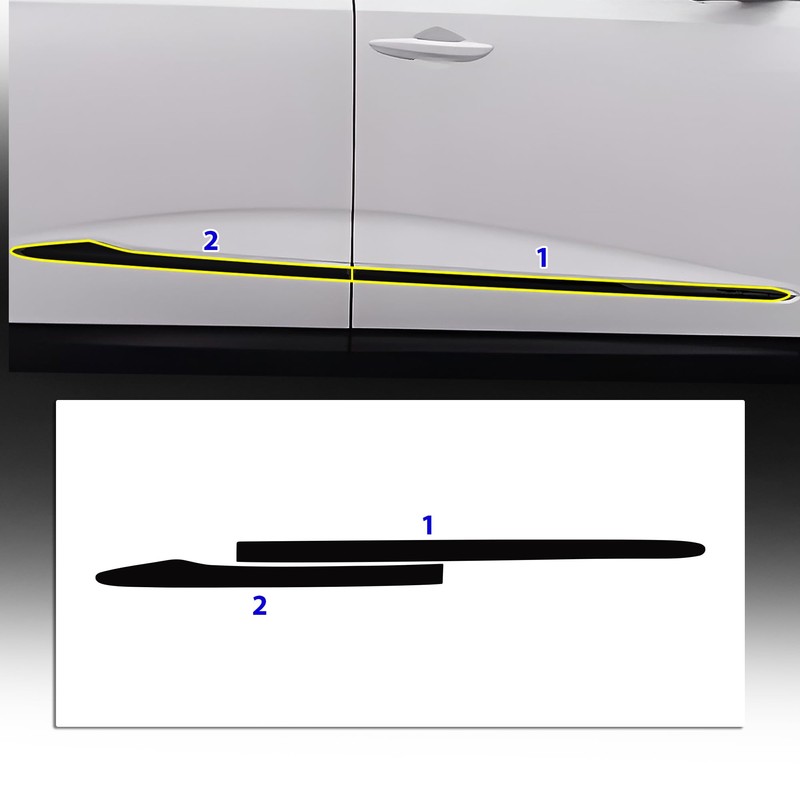 BOGAR TECH DESIGNS for Acura MDX 2022-2025 Lower Side Chrome