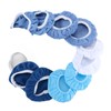 28Pcs Buffer Bonnets 4 Materials Polishing Waxers Pads Bonnet for