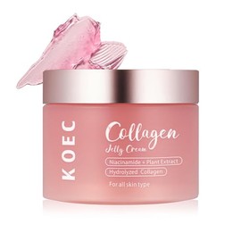GHFCZOO Collagen Jelly Cream with Niacinamide, Hydrolyzed Collagen, Plant Extract, For All Skin Types