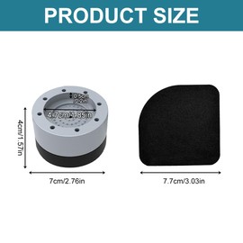 8Pcs Washing Machine Feet Pads, Slip Noise Cancelling Anti Vibration Mat, Rubber Washing Machine Vibration Pads, Washing Machine Stabilizer for Dryer, Washing Machine, Dishwasher