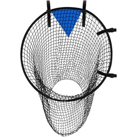 Walquicks Soccer Target Net for Football, Black, Polyester, 45 cm Diameter, Round, Soccer Goal