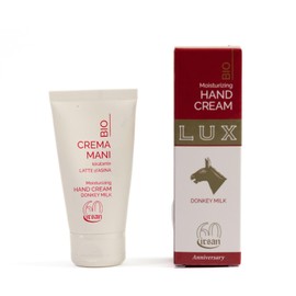 irsan 100 % Bio feuchtigkeitsspendende Handcreme mit Eselsmilch, Sheabutter, Arganöl, Malve und Kamille, 50 ml