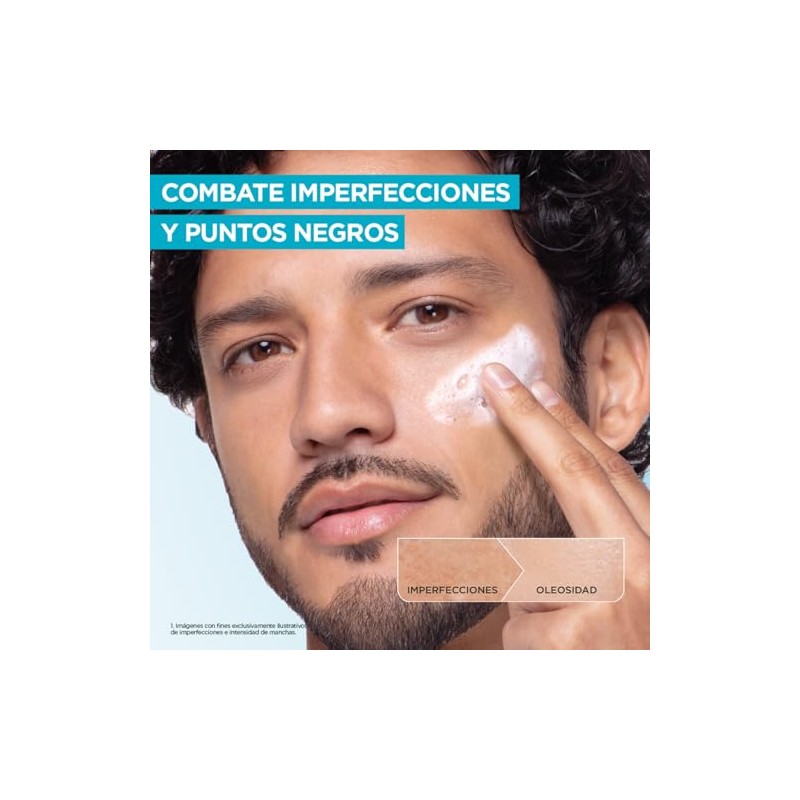 Garnier Express Aclara Limpiador profundo exfoliante Anti-imperfecciones con Ácido Salicílico