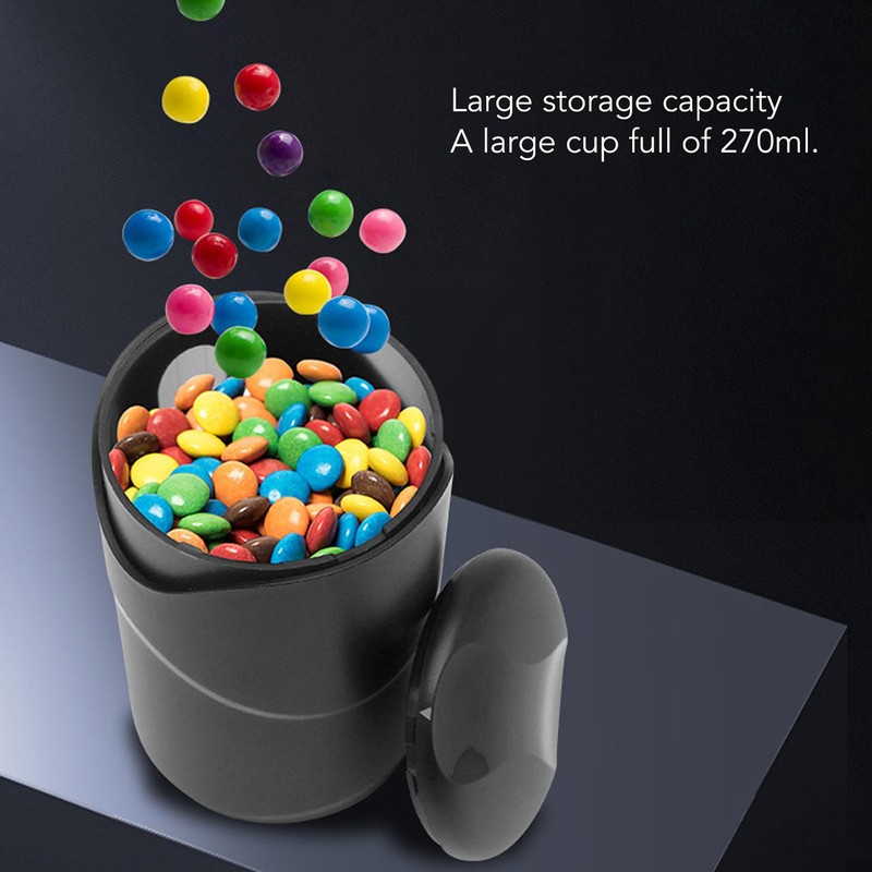 Small Snack Dispenser, 270ml Capacity, Keep Your Fingers Clean, Portable