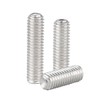10Pcs #10-24x3/4 Hex Socket Set Grub Screws,Headless Cup Point,Flat Point