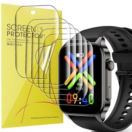 Lamshaw Compatible for SOUYIE P99 Smart Watch Screen Protector, [6 Pack] Full Coverage TPU Clear Film Compatible for SOUYIE P99 1.91" HD Smartwatch (6 Pack)
