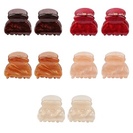 Mini Claw Clips for Women, Stylish Small Hair Clips for Kid Thinhair