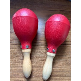 Unbranded Large Plastic Maraca, Red Color