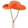 Connectile Unisex Outdoor Mesh Safari Hat, Solid, Wide Brim, UV
