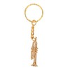 Trumpet Key Chain Pendant Metal Brass Fashionable Stylish Musical Instruments