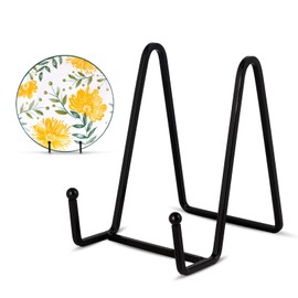 MetVot Set of 2 11 cm Easel Plate Stand Table Easel Plate Holder Book Stand Decorative Stand Mini Metal