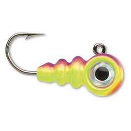 VMC Tungsten Larv Eye Jig 1/32 oz Glow Purpledescent
