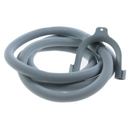 First4Spares Universal Washing Machine Drain Hose Pipe with 22mm / 29mm Hose Ends (2.5 Metres)