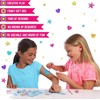 GirlZone 33-Piece Glitter Tattoo Kit for Kids, Skin-Friendly, Includes 24