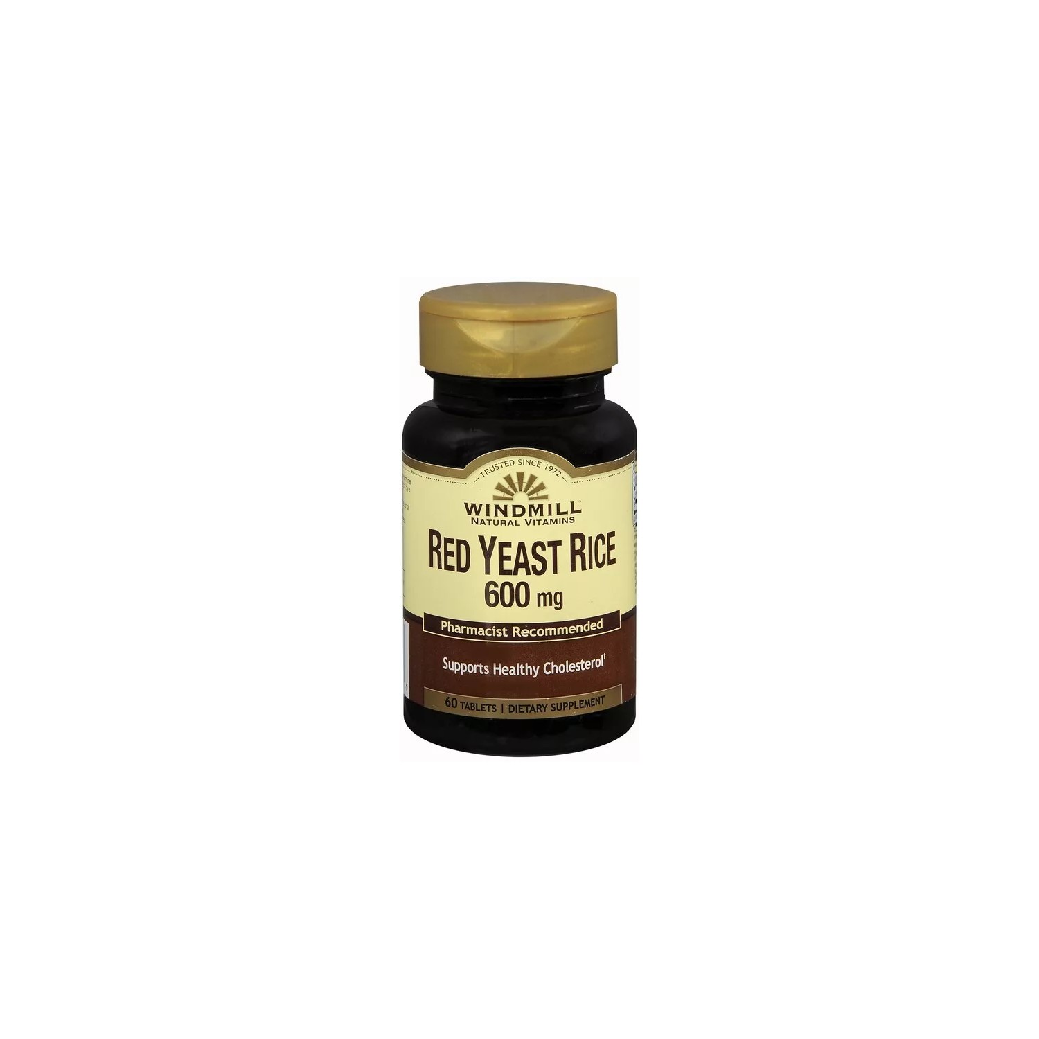 Windmill RED YEAST RICE 600MG TABLET 60CT WINDMILL - ibspot.com