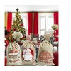 3PCS Christmas Sacks 15.7“ X 22‘’. Pack of 3 Drawstring