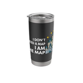 I Don't Need A Map I Am The Map Stainless Steel Insulated Tumbler