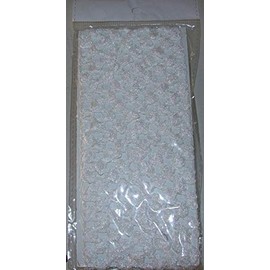 New Headband Sweatband White Crochet (1)