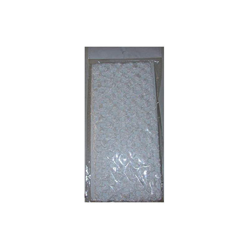 New Headband Sweatband White Crochet (1)