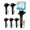 TAUTOY Set Of 6 UF823 Ignition Coil Pack & Iridium