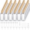 Domensi 60 Pcs 10/15/20/30 ml Perfume Travel Refillable Glass Bottles