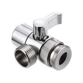 2-Way Diverter Valve 1/2 Inch IPS Connection Shower with Shut-Off Valve, Diverter Valve Shower Adapter Shower System Replacement Part