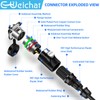 E-WeiChat EW-LP24 Industrial Waterproof Connector IP68 Quickly Plugging Aviation Connector